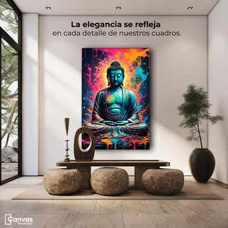 Foto 3 | Cuadro Decorativo Canvas Esencia Zen Splash 60x90