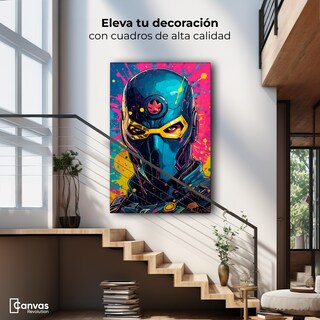 Foto 2 | Cuadro Decorativo Canvas Superhéroe Cósmico 60x90