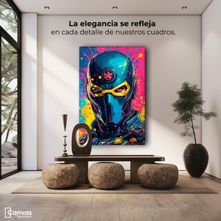 Foto 3 | Cuadro Decorativo Canvas Superhéroe Cósmico 60x90