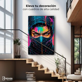 Foto 2 | Cuadro Decorativo Canvas Fusión Abstracta 60x90