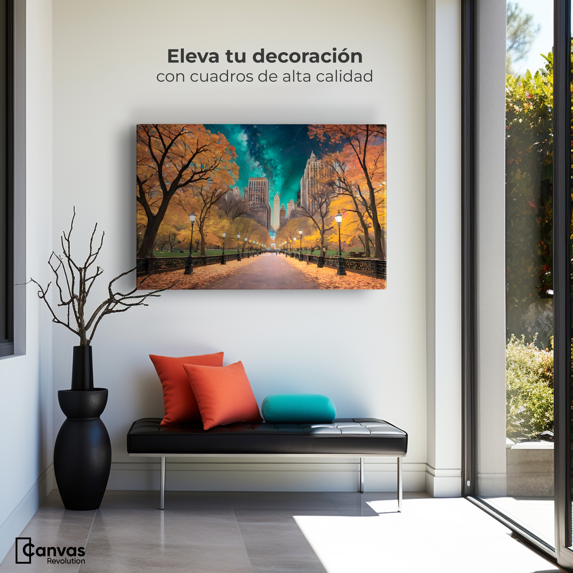 Foto 4 pulgar | Cuadro Decorativo Canvas Horizonte Encantado 90x60