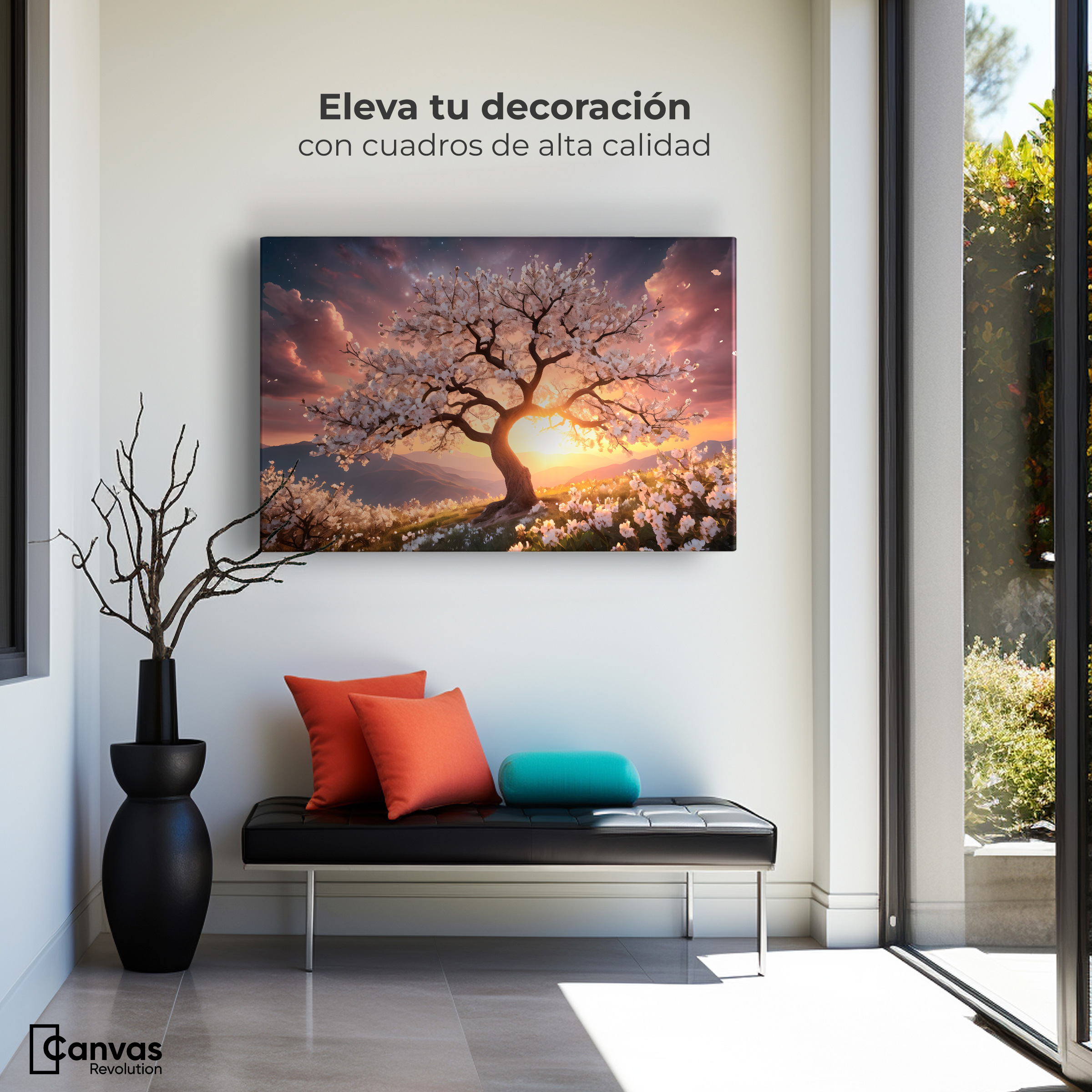 Foto 4 pulgar | Cuadro Decorativo Canvas Cálido Resplandor 90x60