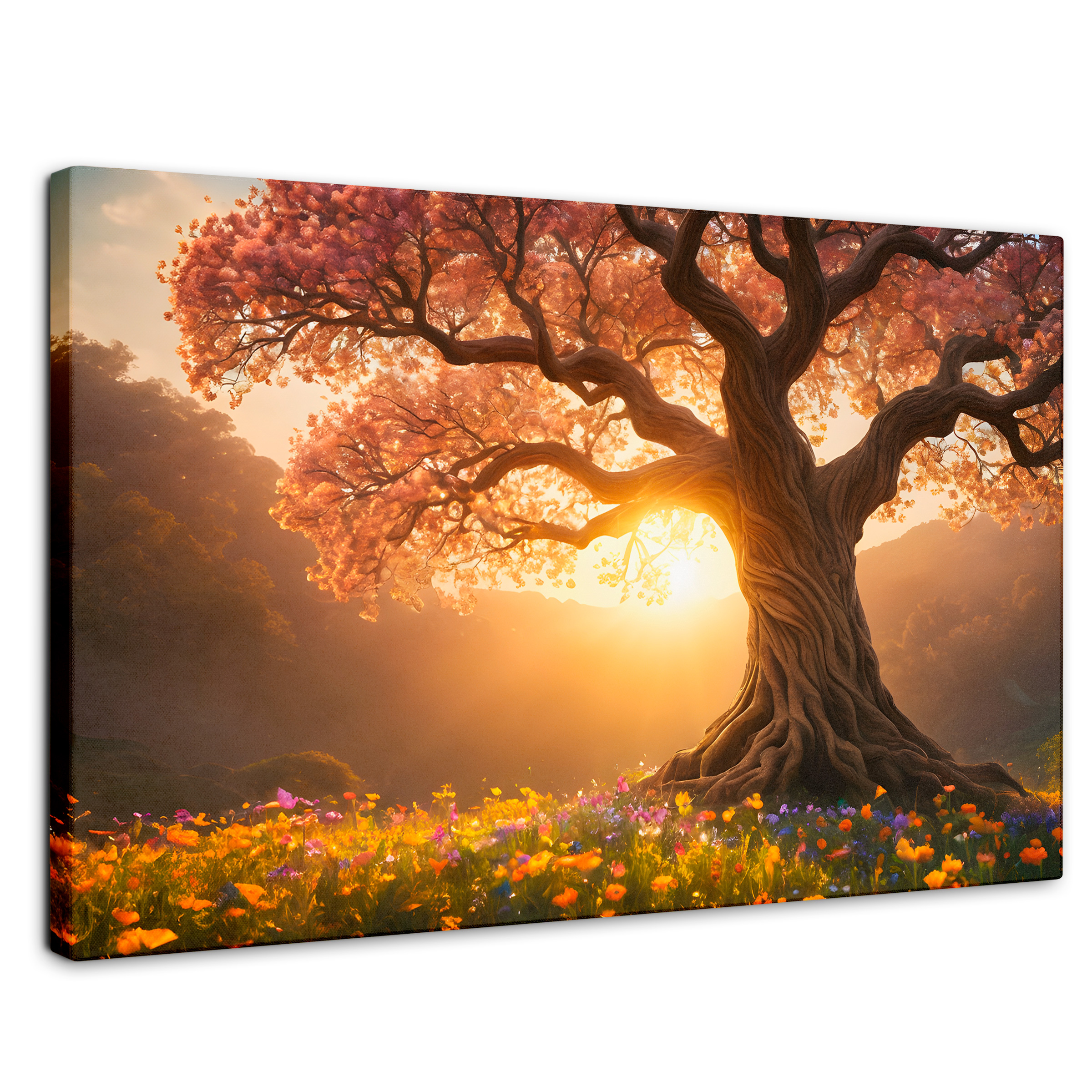 Cuadro Decorativo Canvas Serenidad Floral 90x60