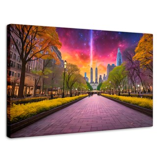 Foto 1 | Cuadro Decorativo Canvas Horizonte Estelar 90x60
