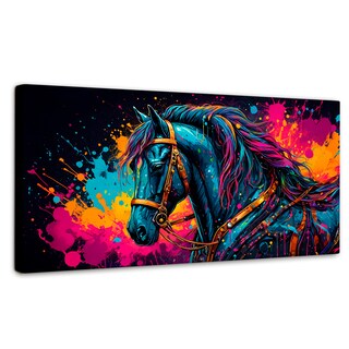 Foto 1 | Cuadro Decorativo Canvas Cabalgata Estelar 120x60