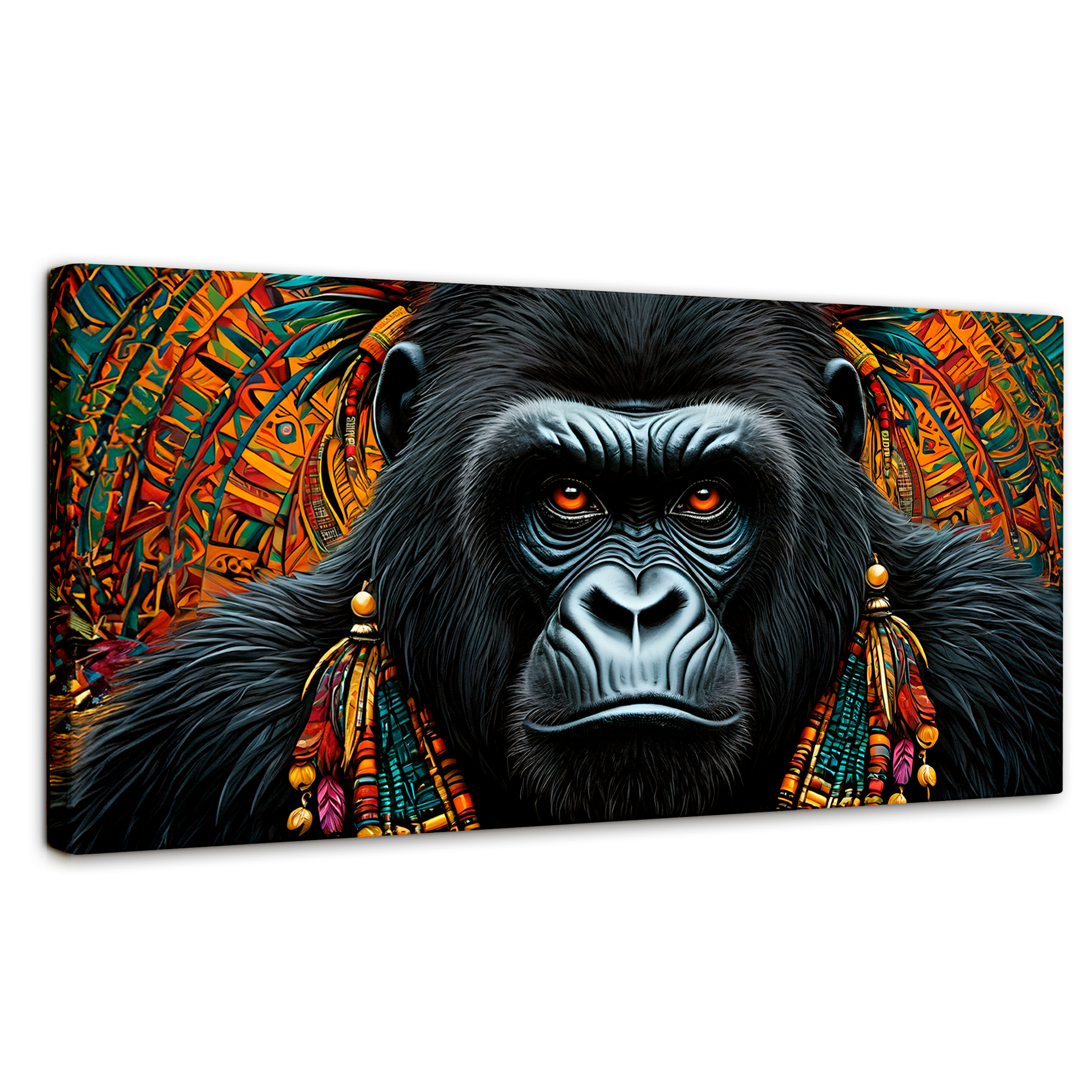 Cuadro Decorativo Canvas Misticismo Salvaje 120x60