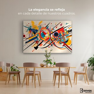 Foto 2 | Cuadro Decorativo Canvas Abstracción Moderna 90x60
