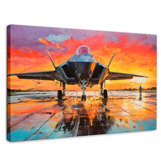 Foto 1 | Cuadro Decorativo Canvas Cromatismo Aéreo 90x60