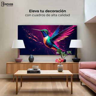 Foto 3 | Cuadro Decorativo Canvas Plumas Radiantes 120x60