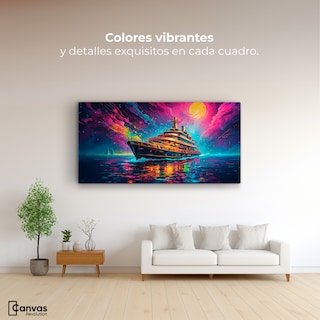 Foto 1 | Cuadro Decorativo Canvas Sueños Nauticos 120x60
