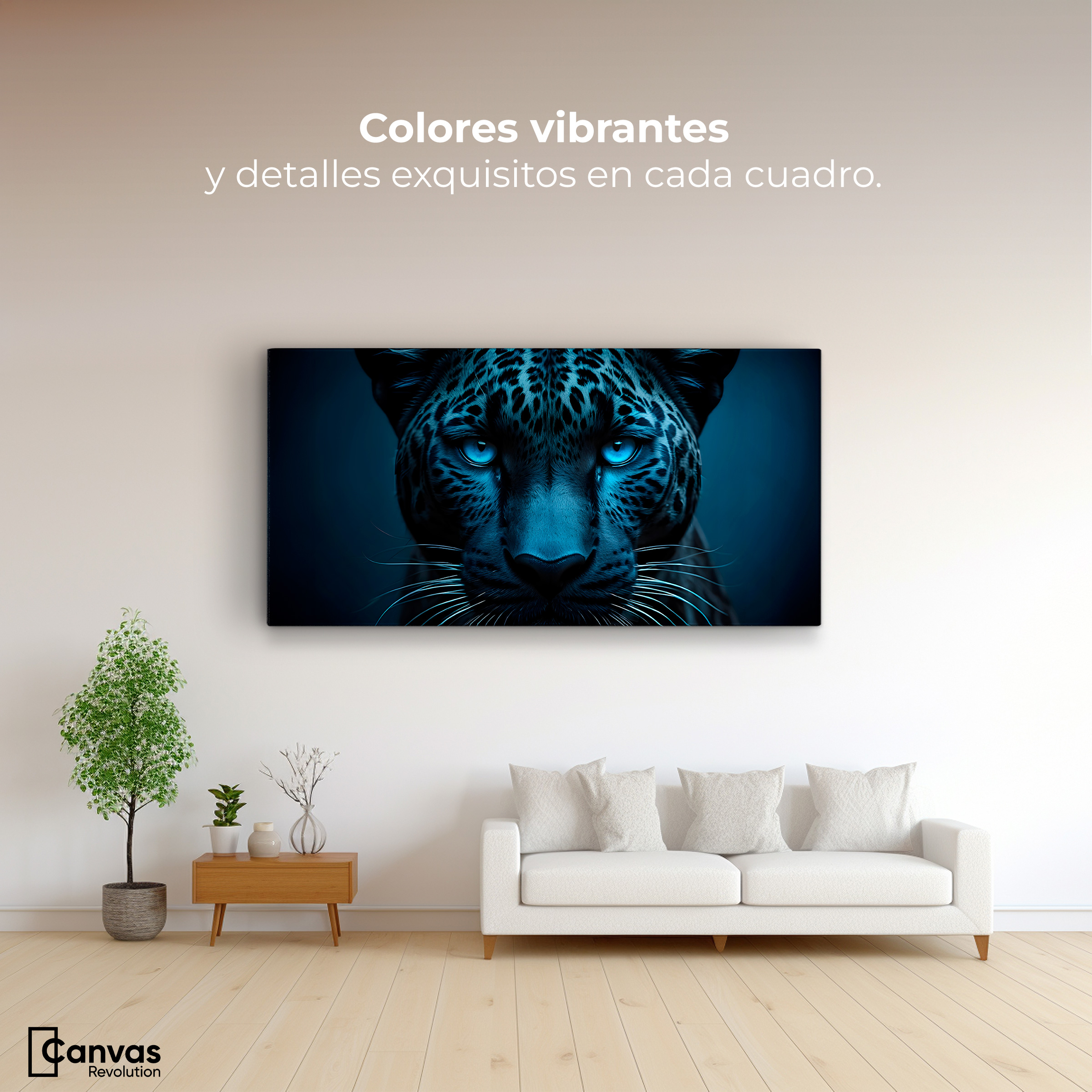 Foto 3 pulgar | Cuadro Decorativo Canvas Mirada Magistral 120x60