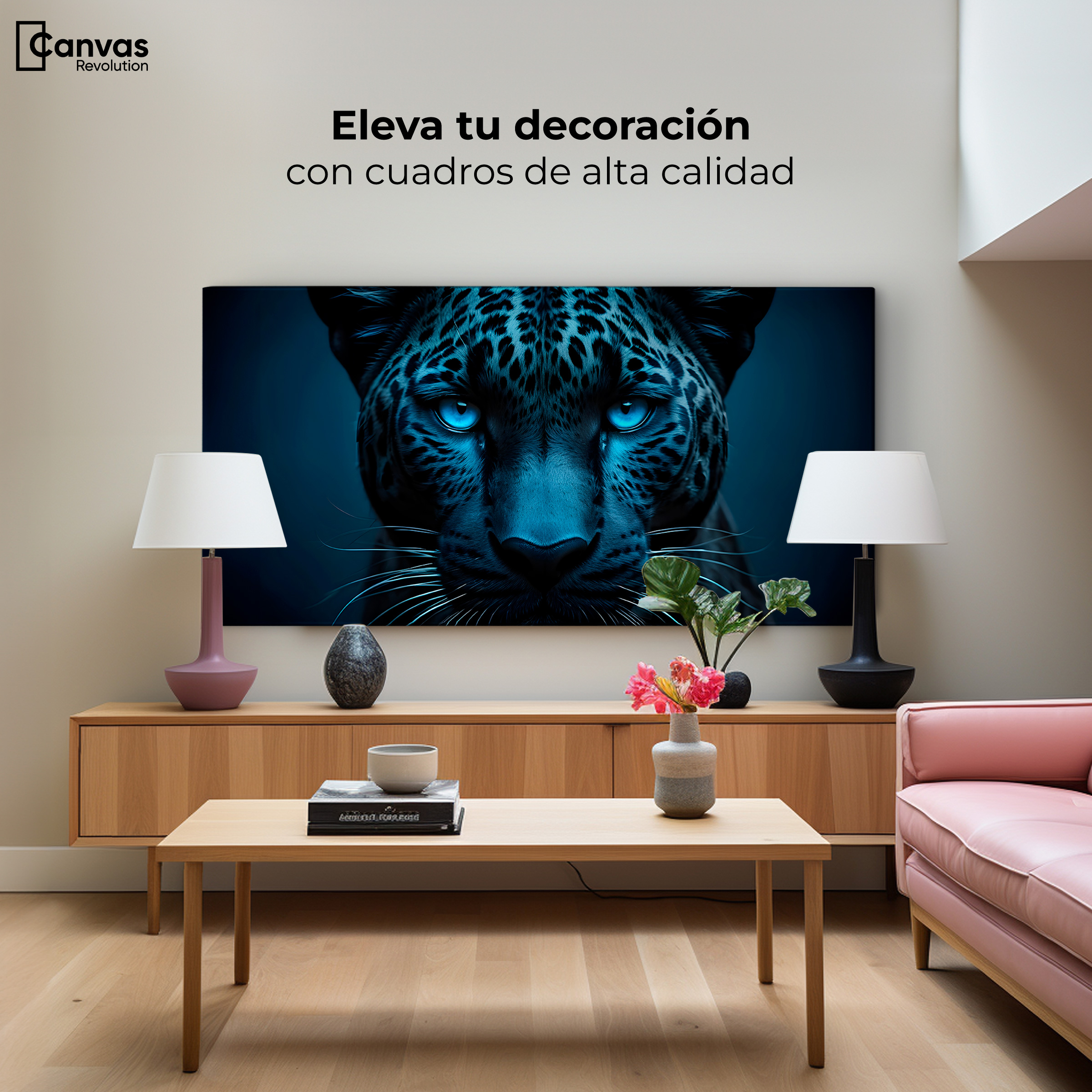 Foto 4 pulgar | Cuadro Decorativo Canvas Mirada Magistral 120x60
