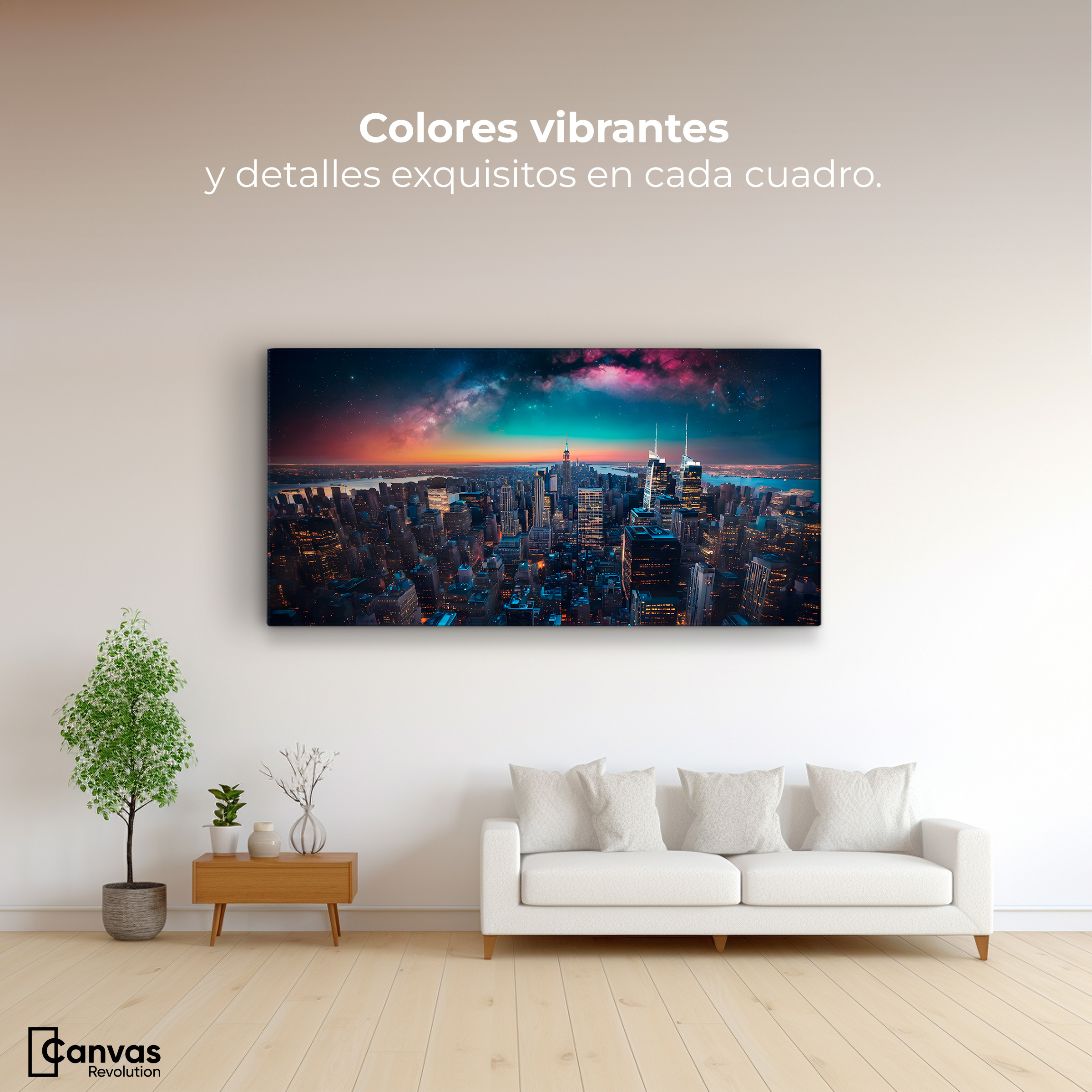 Foto 2 | Cuadro Decorativo Canvas New York Vibrante 120x60
