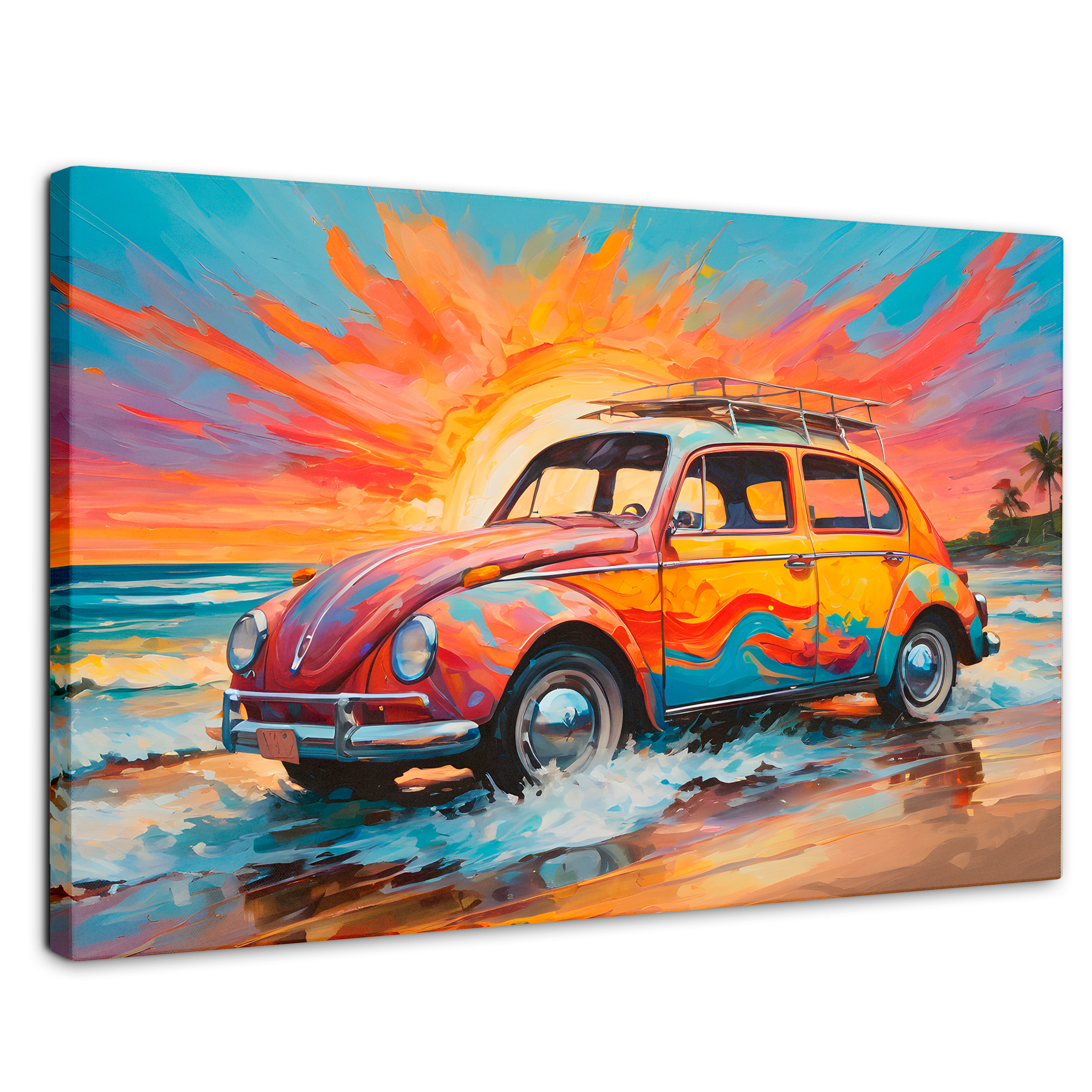 Cuadro Decorativo Canvas Rodando Verano 90x60