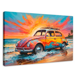 Foto 1 | Cuadro Decorativo Canvas Rodando Verano 90x60