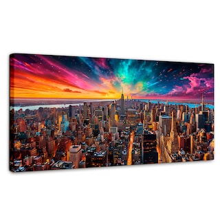 Foto 1 | Cuadro Decorativo Canvas New York Horizonte 120x60