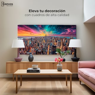 Foto 3 | Cuadro Decorativo Canvas New York Horizonte 120x60