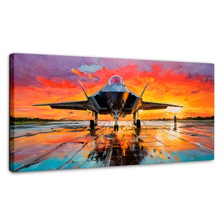 Foto 1 | Cuadro Decorativo Canvas Cromatismo Aéreo 140x70