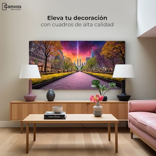 Foto 3 | Cuadro Decorativo Canvas Horizonte Estelar 120x60