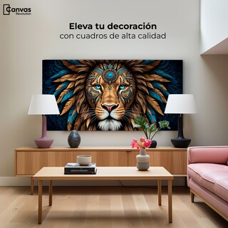 Foto 3 | Cuadro Decorativo Canvas Fuerza Salvaje 120x60