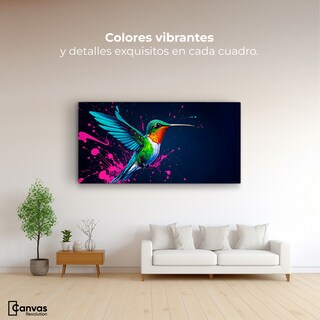 Foto 2 | Cuadro Decorativo Canvas Pinceladas Néctar 120x60