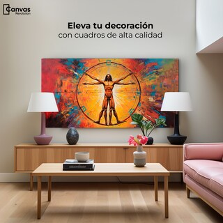Foto 3 | Cuadro Decorativo Canvas Anatomía Humana 140x70
