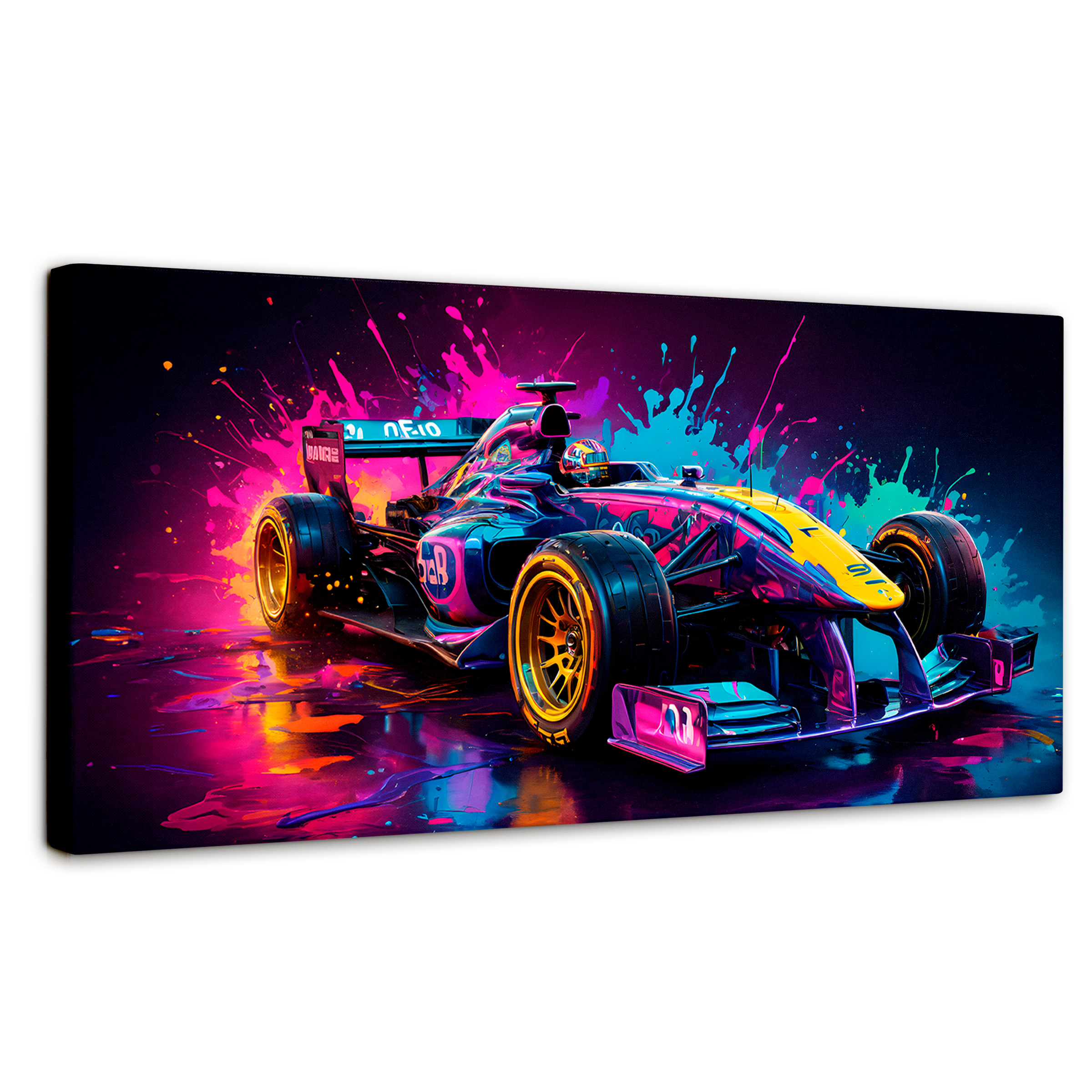 Foto 1 | Cuadro Decorativo Canvas Furia Multicolor 120x60