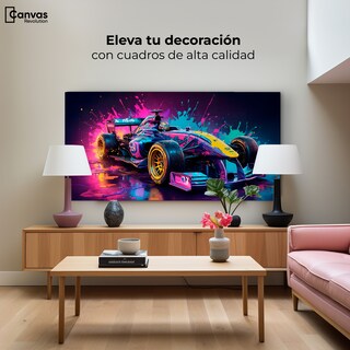 Foto 3 | Cuadro Decorativo Canvas Furia Multicolor 120x60