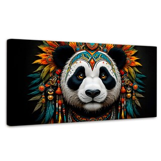 Foto 1 | Cuadro Decorativo Canvas Panda Ancestral 120x60