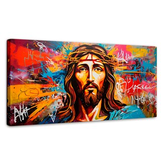 Foto 1 | Cuadro Decorativo Canvas Graffiti Sagrado 140x70