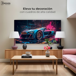 Foto 3 | Cuadro Decorativo Canvas Velocidad Vibrante 120x60