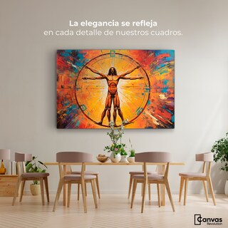 Foto 2 | Cuadro Decorativo Canvas Anatomía Humana 90x60