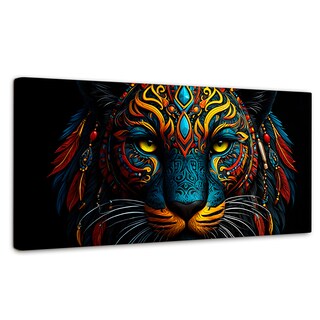 Foto 1 | Cuadro Decorativo Canvas Majestuosidad Felina 120x60