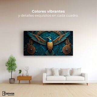 Foto 2 | Cuadro Decorativo Canvas Vuelo Encantado 120x60