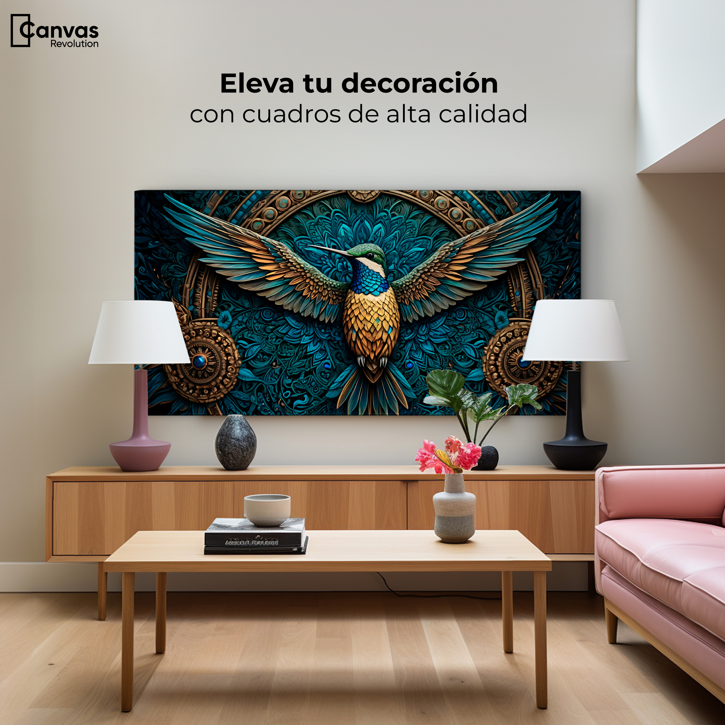 Foto 4 pulgar | Cuadro Decorativo Canvas Vuelo Encantado 120x60
