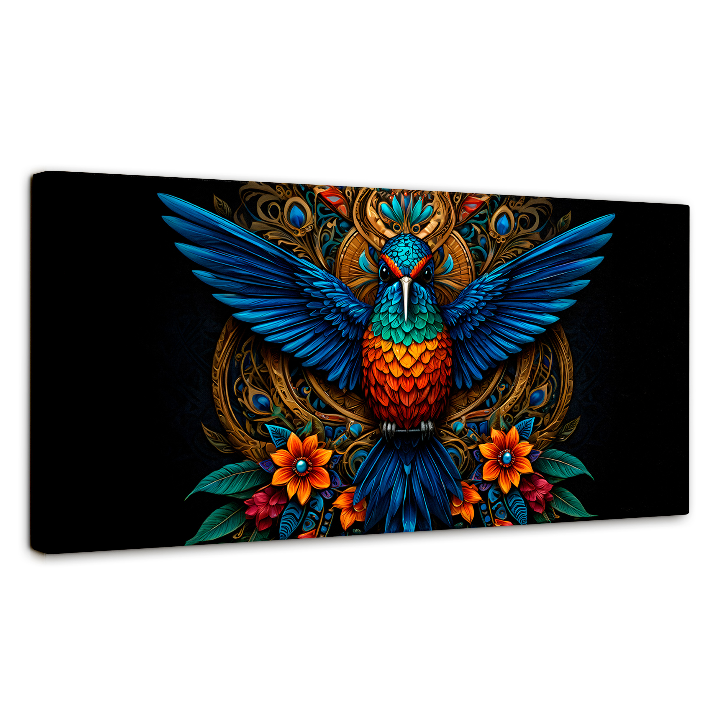 Cuadro Decorativo Canvas Esplendor Aviar 120x60