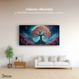 Foto 2 | Cuadro Decorativo Canvas Encanto Nocturno 120x60