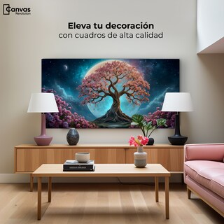 Foto 3 | Cuadro Decorativo Canvas Encanto Nocturno 120x60