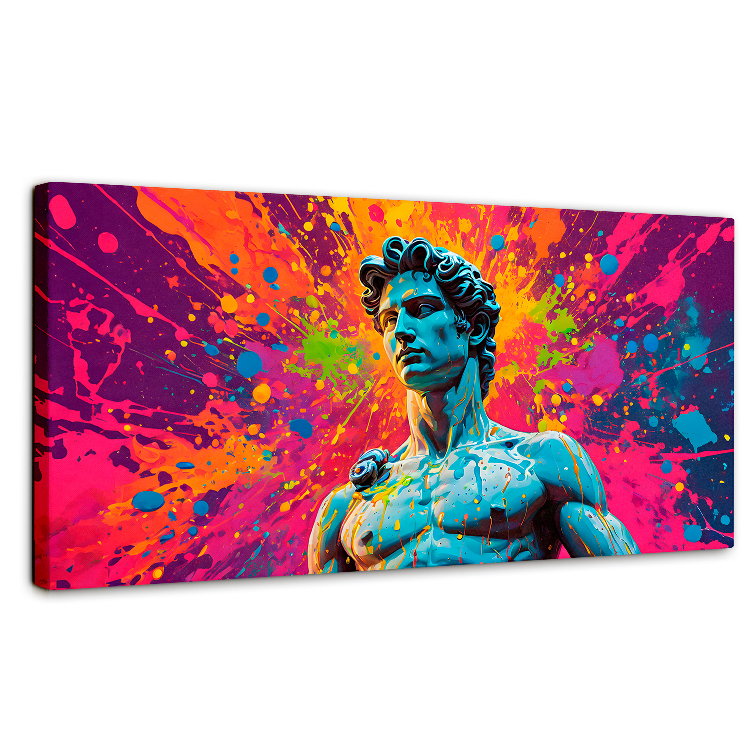 Foto 2 pulgar | Cuadro Decorativo Canvas Silueta Multicolor 120x60