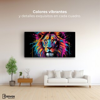 Foto 2 | Cuadro Decorativo Canvas Esplendor Salvaje 120x60