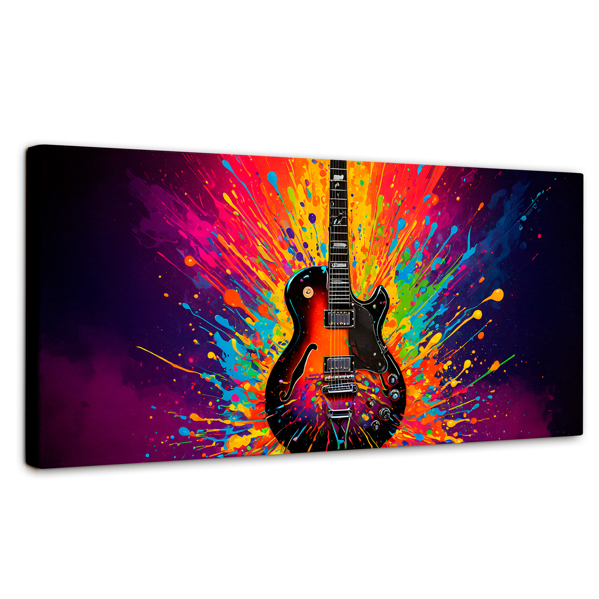 Cuadro Decorativo Canvas Ritmo Explosivo 120x60