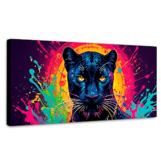 Foto 1 | Cuadro Decorativo Canvas Fusión Salvaje 120x60