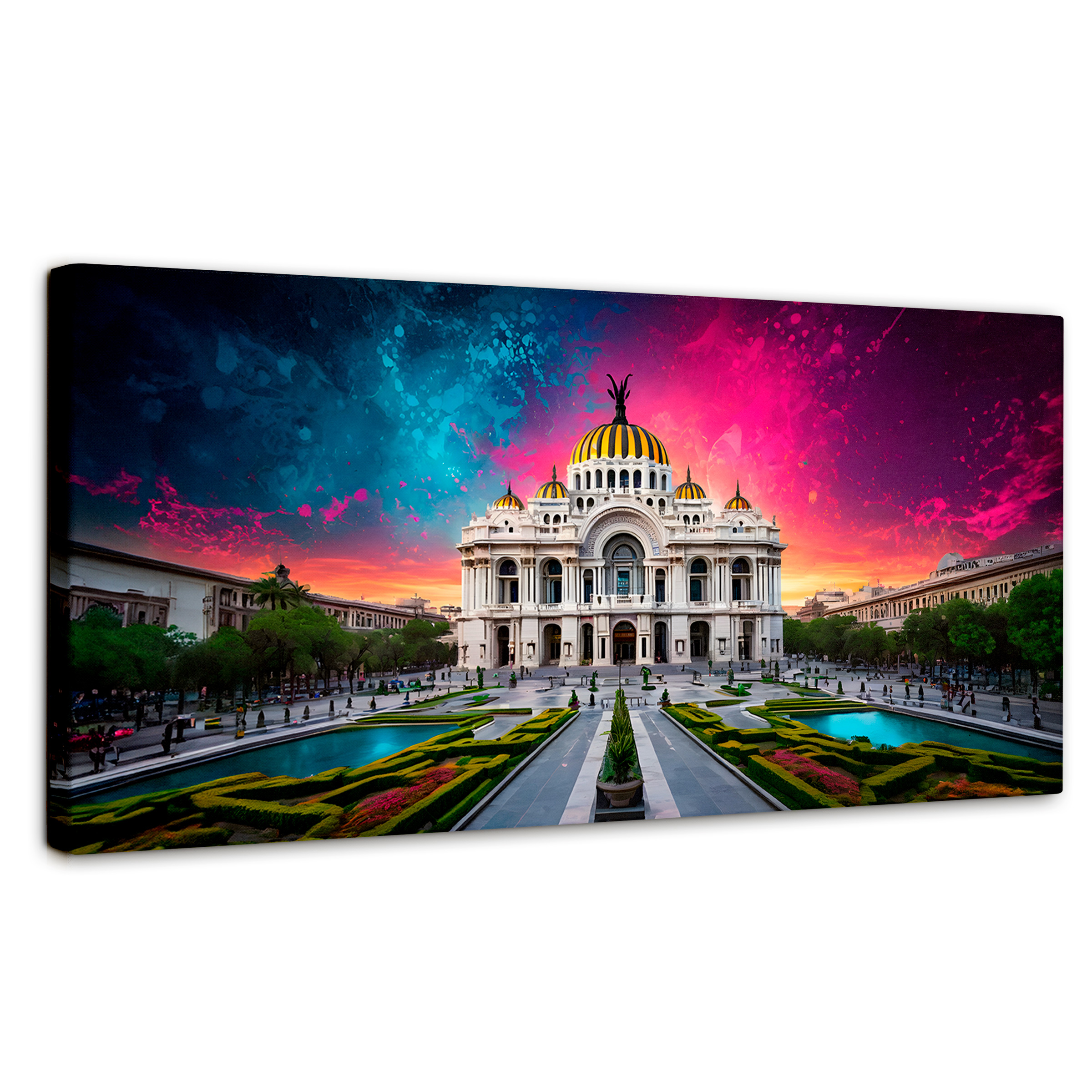 Foto 2 pulgar | Cuadro Decorativo Canvas Cosmos Bellas Artes 120x60