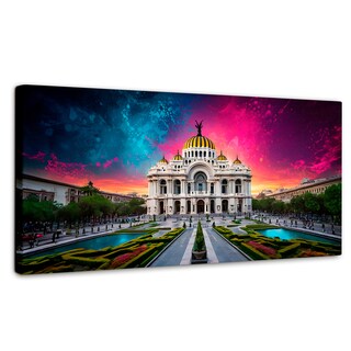Foto 1 | Cuadro Decorativo Canvas Cosmos Bellas Artes 120x60