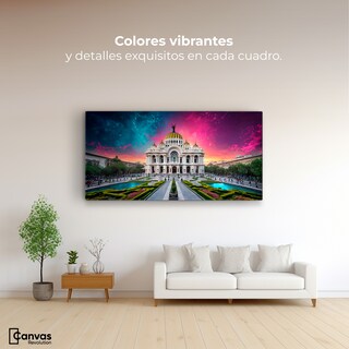 Foto 2 | Cuadro Decorativo Canvas Cosmos Bellas Artes 120x60