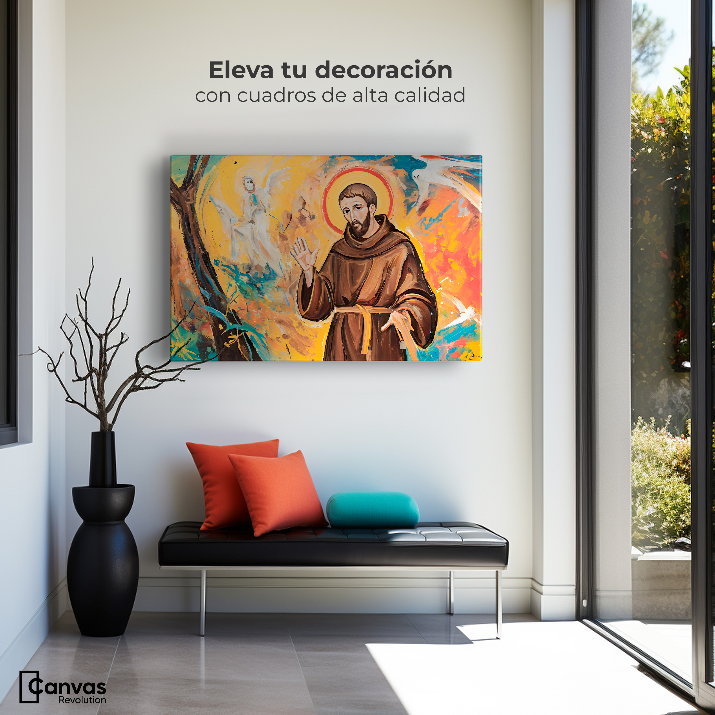 Foto 4 pulgar | Cuadro Decorativo Canvas Divina Inspiración 90x60