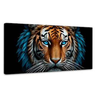 Foto 1 | Cuadro Decorativo Canvas Mirada Azul Salvaje 120x60