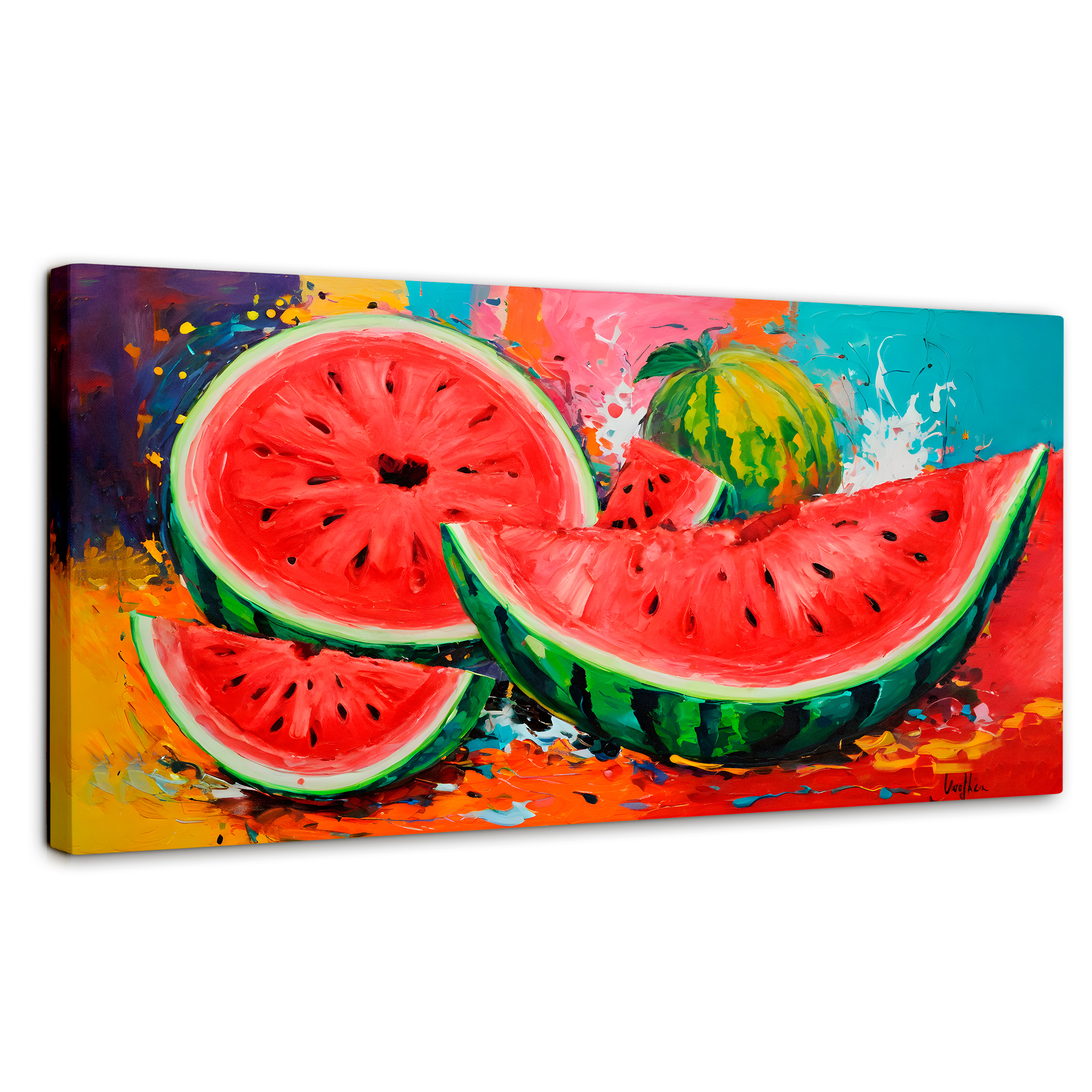 Cuadro Decorativo Canvas Sandía Armonía 140x70
