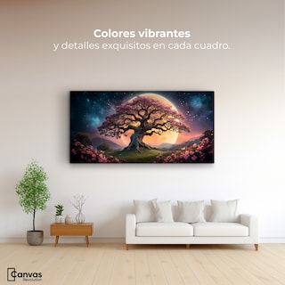 Foto 2 | Cuadro Decorativo Canvas Ecos Celestiales 120x60