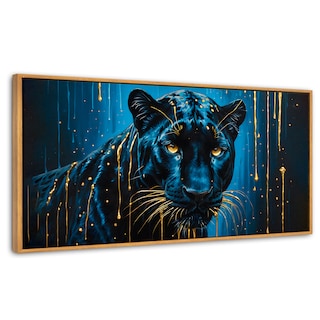 Foto 1 | Cuadro Decorativo Marco Flotante Mirada Nocturna 120x60 Marco Madera